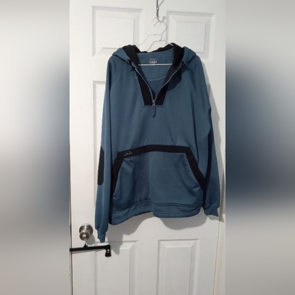 Blue and Black Pullover Hoodie - Picture 1 of 5